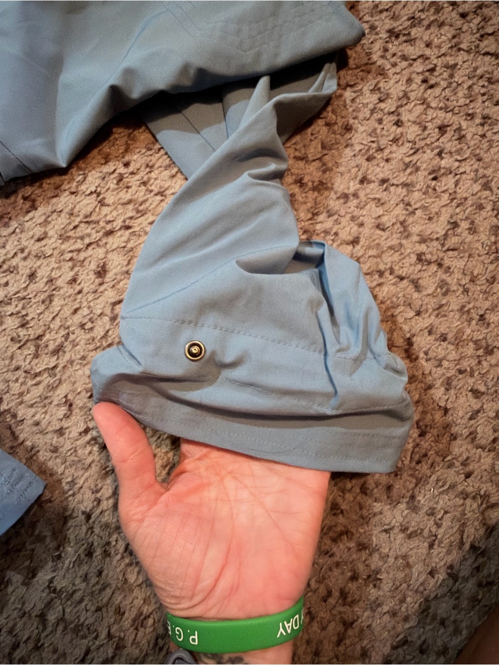 FIGS FIONLITE Scrub Pants in Capri Light Blue - Picture 5 of 5